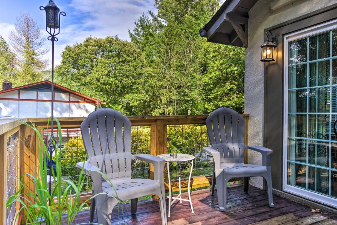 Shaw Creek Cottage With Fire Pit And Forest Views Hendersonville Exterior photo